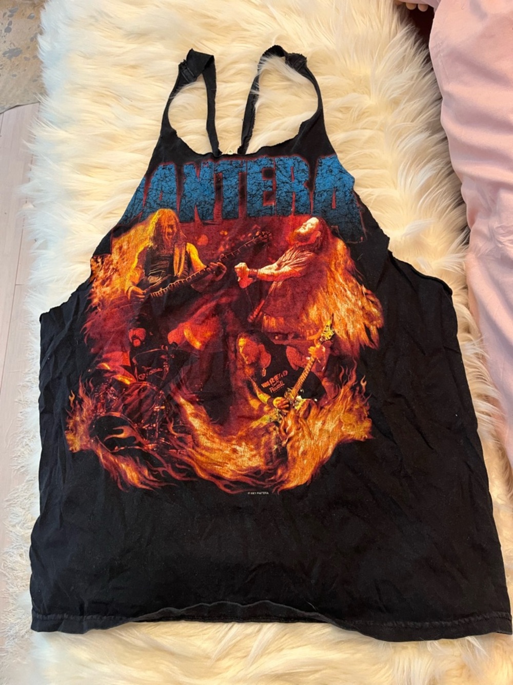 Pantera Graphic Black Women's Racerback Tank Top
